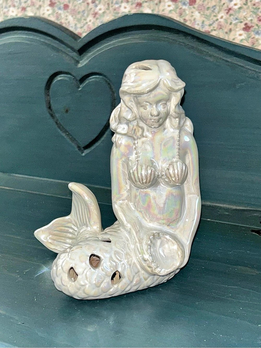 Iridescent Mermaid Potpourri Holder